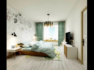 deluxe master bedroom design 198 3D मॉडल