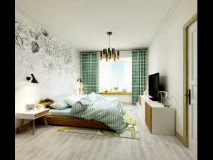 디럭스 마스터 베드룸 디자인 198 3D 모델