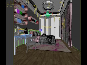 deluxe master bedroom design 200 3D Model