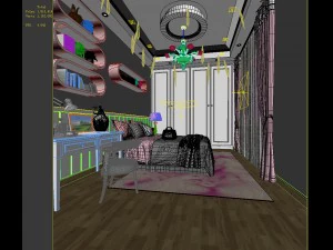 deluxe master bedroom design 200 3D Model