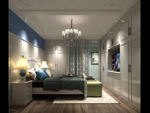 디럭스 마스터 베드룸 디자인 201 3D 모델