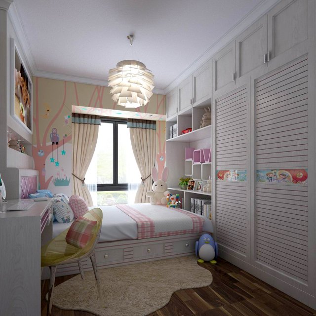 deluxe master bedroom design 202 3D Model .c4d .max .obj .3ds .fbx .stl .blend