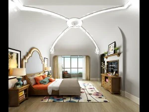 디럭스 마스터 베드룸 디자인 203 3D 모델