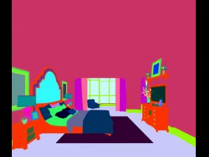 deluxe master bedroom design 203 3D Model