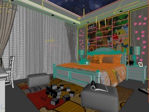 deluxe master bedroom design 204 3D Модель