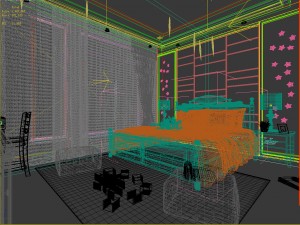 deluxe master bedroom design 204 3D Модель