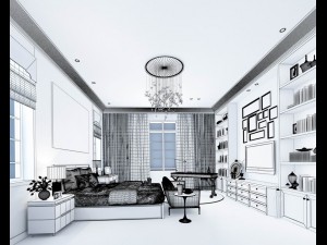 deluxe master bedroom design 205 3D 模型