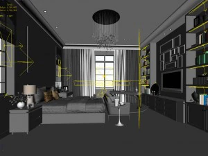 deluxe master bedroom design 205 3D Model