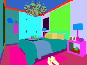 deluxe master bedroom design 206 3D Model