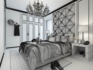 deluxe master bedroom design 206 3Dモデル