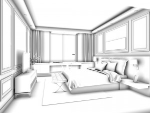 deluxe master bedroom design 207 3D Модель