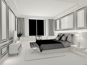 deluxe master bedroom design 207 3D Модель
