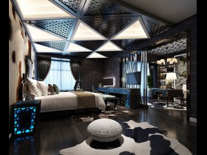 deluxe master bedroom design 176 3D Model