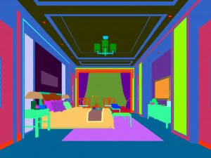 deluxe master bedroom design 96 3D Model