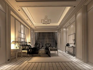 deluxe master bedroom design 96 3D Model