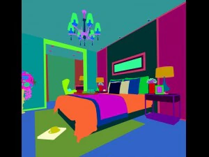 deluxe master bedroom design 76 3D Model