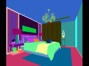 deluxe master bedroom design 56 3D Model