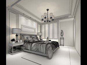 deluxe master bedroom design 56 Modelo 3D