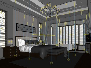 bedroom hotel suites designed a complete 115 Modèle 3D