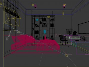 bedroom hotel suites designed a complete 95 3D Model