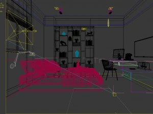 bedroom hotel suites designed a complete 95 3D Model