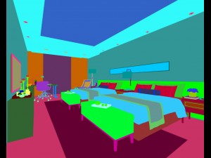 bedroom hotel suites designed a complete 75 3D Model