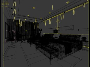 bedroom hotel suites designed a complete 75 3D Model