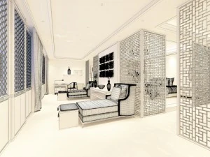 bath spa center design complete - 001 3D Model