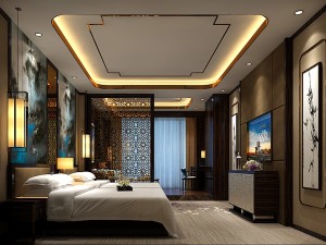 bedroom hotel suites designed a complete 02 3D Model