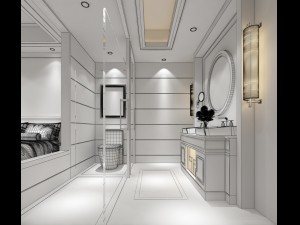 bedroom hotel suites designed a complete 03 Modèle 3D
