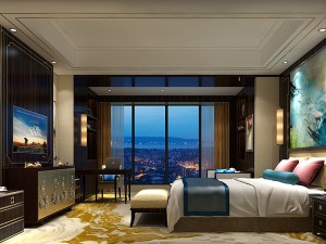 bedroom hotel suites designed a complete 03 Modèle 3D