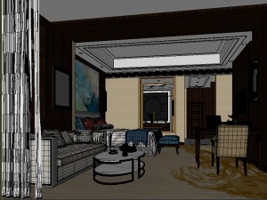 bedroom hotel suites designed a complete 03 Modèle 3D