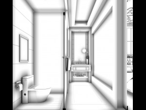 bedroom hotel suites designed a complete 05 3D 模型