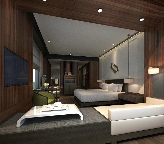 bedroom hotel suites designed a complete 07 3D Model .c4d .max .obj .3ds .fbx .stl .blend 
