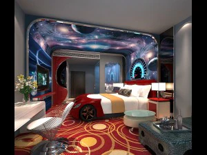 готельні люкси зі спальнею розроблені як повний 09 3D Модель