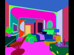 bedroom hotel suites designed a complete 09 3D Model
