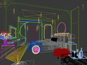 bedroom hotel suites designed a complete 09 3D Model