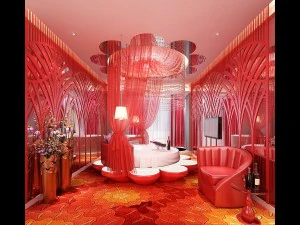 침실 호텔 스위트는 전체 12개를 디자인했습니다. 3D 모델