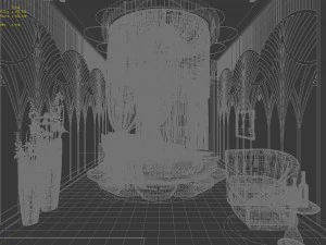 bedroom hotel suites designed a complete 12 3D Model