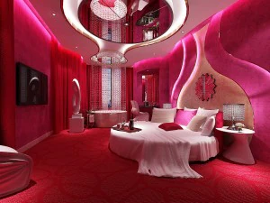 침실 호텔 스위트룸은 총 13개로 디자인되었습니다. 3D 모델