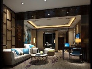 bedroom hotel suites designed a complete 14 3D Model