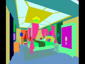 bedroom hotel suites designed a complete 19 3D Model
