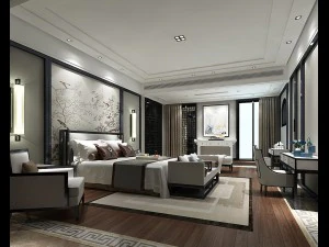 침실 호텔 스위트는 전체 22개를 디자인했습니다. 3D 모델