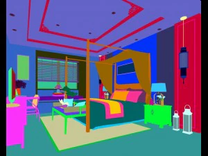 bedroom hotel suites designed a complete 23 3D Model