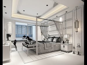 bedroom hotel suites designed a complete 23 Model 3D