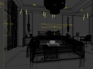 bedroom hotel suites designed a complete 24 3D 모델