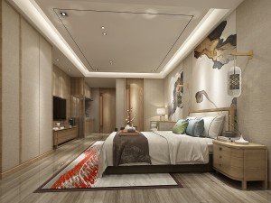 bedroom hotel suites designed a complete 25 3D Model