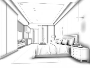 bedroom hotel suites designed a complete 25 Modelo 3D