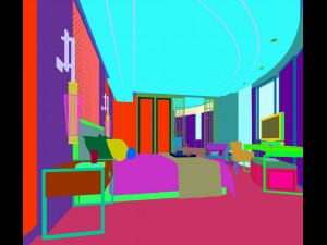 bedroom hotel suites designed a complete 26 3D Model