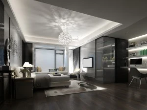 bedroom hotel suites designed a complete 29 3D Model